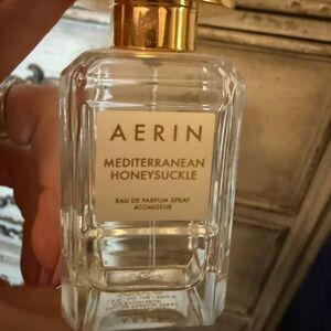 Aerin Mediterranean Honeysuckle Perfume with Blue Cap and Gold Accents